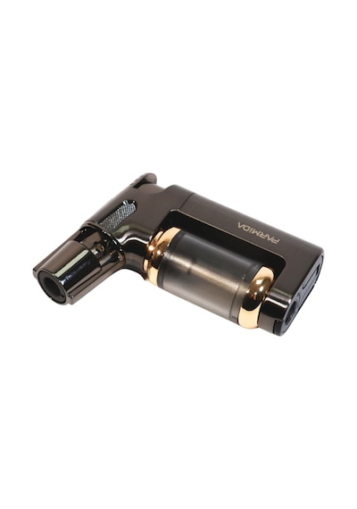 Parmida Tek Torch Pürmüz Gümüş Masa Tipi Metal Puro Çakmağı - Tr9247