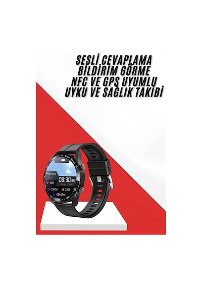 Akıllı Saat 3 Kordon Akıllı Saat Android Ve İos Uyumlu Uzun Ömürlü Titreşimli