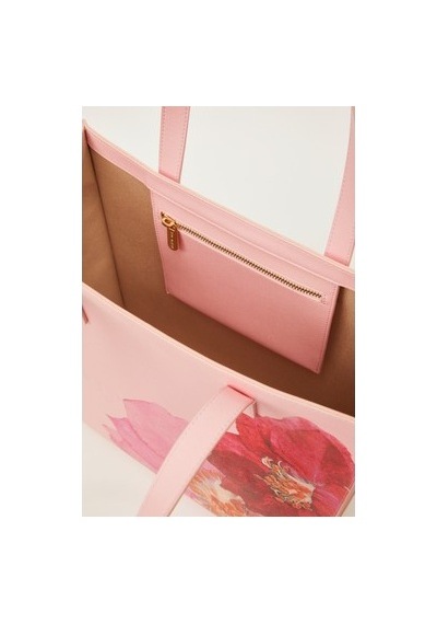 3.1 Phillip Lim Pembe Floral Desenli Küçük Çanta İle Göz Alıcı Stil 0233 Orangeblue Cat