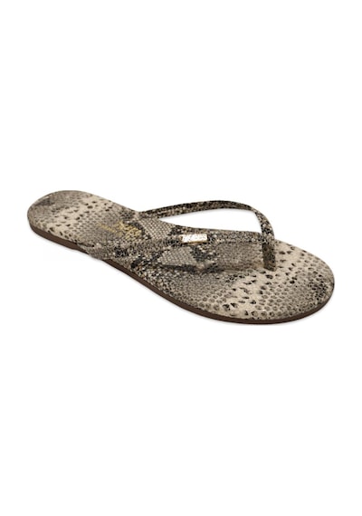 Tkees Tk-2256 Klasik Parmak Arası Gri Kadın Terlik