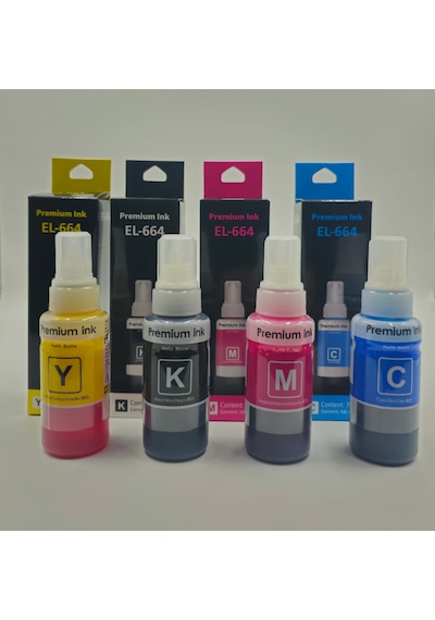 Epson Mürekkep 664 4 Lü Set 1 Takım