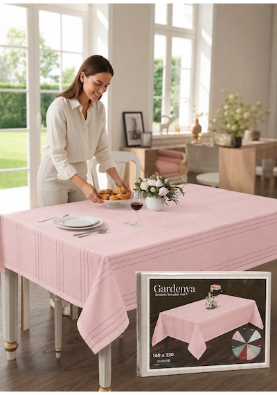 Dertsiz Masa Örtüsü Şıklık Ve Pratiklik Bir Arada Pembe