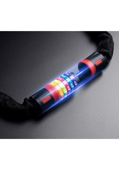 Rainbow Şifreli Bisiklet Kilidi Siyah