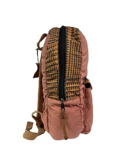 Old Cotton Cargo Kaliteli Vintage Tek Gözlü Disayn Sırt Gezi Çantası Kc Harley Bag 5097 Kırmızı