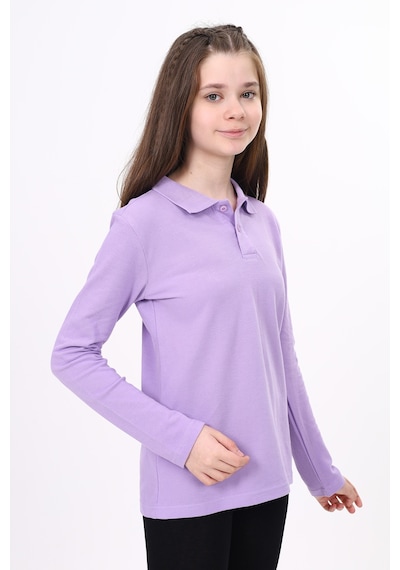 Toontoy Kids Toontoy Unisex Çocuk Nakışlı Tişört Lila