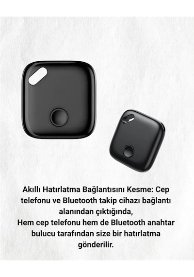 Tr İos Uyumlu Smart Tag Uzun Pil Ömrü Bul Uygulaması İle Entegre Akıllı Takip Cihazı