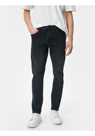 Koton Slim Fit Kot Pantolon - Brad Jean Siyah 4sam40003nd 4SAM40003ND999 Siyah Koton Slim Fit Kot Pantolon - Brad Jean Siyah 4sam40003nd 4SAM40003ND999 Siyah