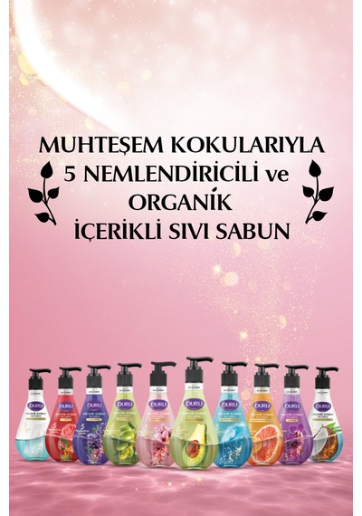 Organik Içerikli Kiraz Çiçeği Sıvı Sabun 3x500ml