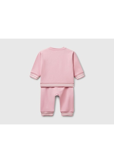 Benetton Nb Yenidoğan 2li Takım Pembe