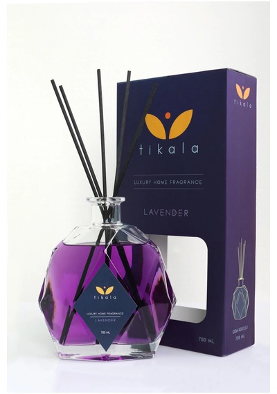 Bambu Çubuklu Kristal Oda Kokusu Lavanta 700 Ml - Home Fragrance 700 Ml Lavender