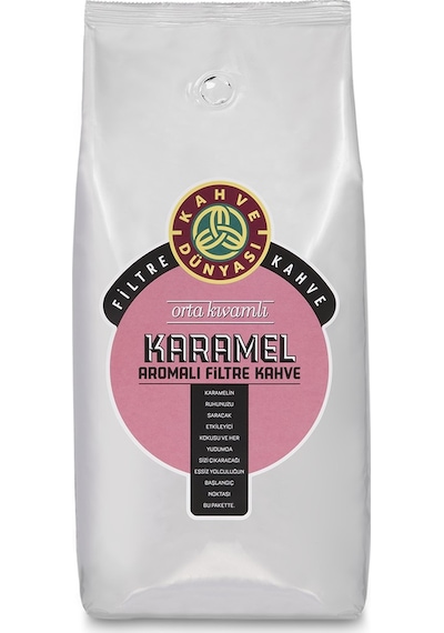 Kahve Dünyası Orta Kıvamlı Karamel Aromalı Filtre Kahve 1 KG