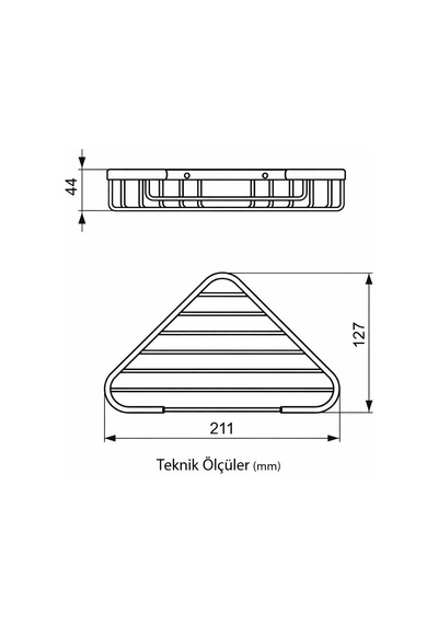 Ideal Standard Iom Köşe Süngerlik-krom Krom