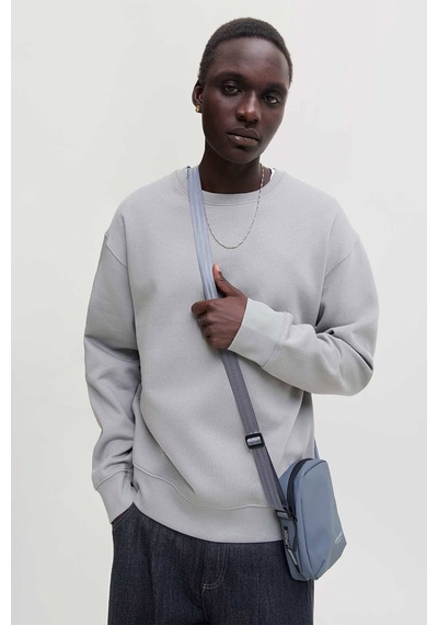 Jack & Jones Jjeace Sweat Crew Neck Noos Gri