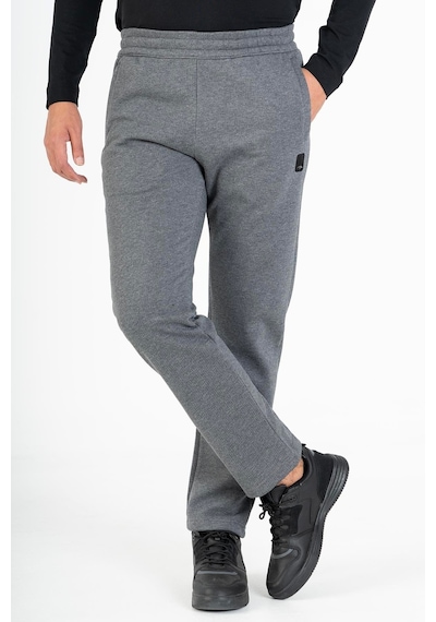 Maraton Sportswear Regular Erkek Düz Paça Basic Antramelanj Eşofman Altı 22373 Antramelanj