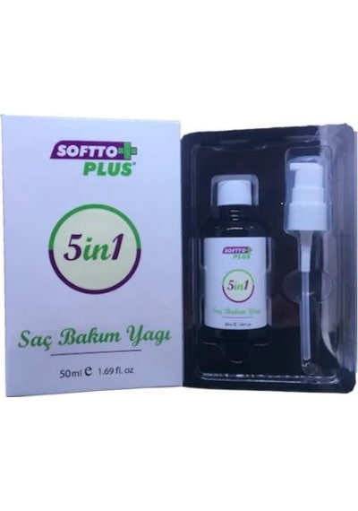 Softto Plus 5 in 1 Saç Bakım Yağı 50 ML