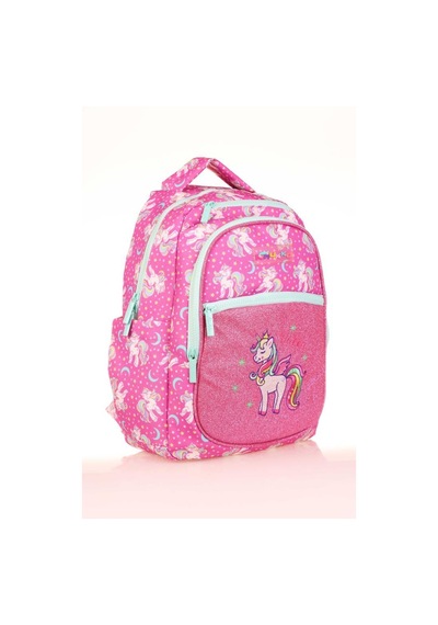 Kaukko Kids Sırt Çantası Simli Nakışlı Unicorn L5140 Pembe