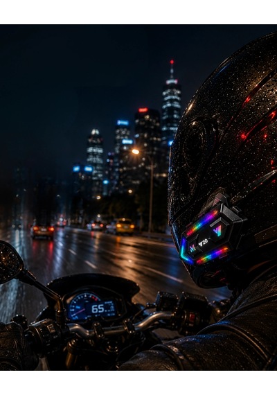 Gürültü Engelleyici Motosiklet Kask Intercom Uzun Pil Ömürlü Tasarım 10"