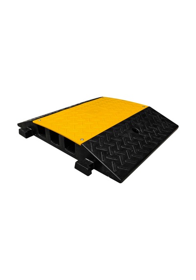 10'lu Kablo Kanallı Hız Kesici 3 Kanallı, Yol Kasisi 60 X 50 X 7,5 Cm-3969