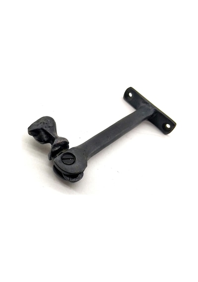 Antika Tarz Dekoratif Pirinç Kafalı Panjur Stoperi - 105x55 Mm, Oksit