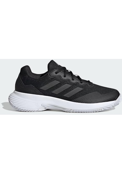 Adidas Id1494 Gamecourt 2.0 Kadın Siyah Tenis Ayakkabısı 001