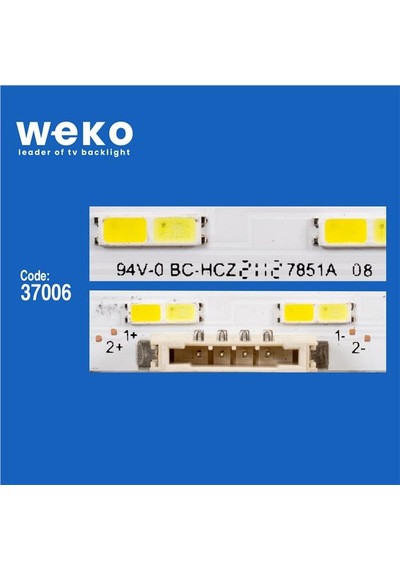 Samsung Uyumlu Tu50cu8500kxxc 50'' 2 Adet Tv Led Bar 40 Led Tvnizi Açıp İçindeki Led Barla Birebir Aynısı Olduğunu Görmeden Almayınız. Sonrasında İade Almamaktayız.