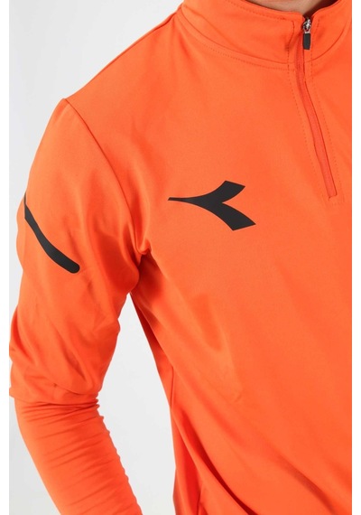 Diadora Alto Antrenman Eşofmanı Tek Üst Turuncu