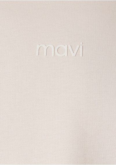 Mavi - Mavi Logo Baskılı İnterlok Pembe Tişört 1612829-71121 Pembe