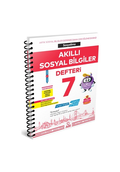 Akıllı Sosyal Bilgiler Defteri 7. Sınıf - Erkan İsanmaz - Arı