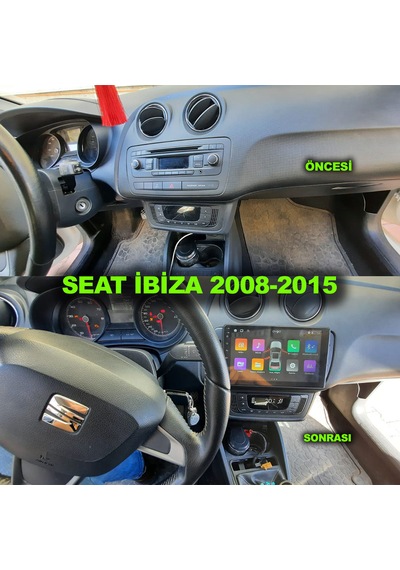 Medya Magic Seat İbiza 2008-2015 Arası 4lü Düğmesiz Modele Uygun 4-32 Gb Multimedya Navigasyon 9"