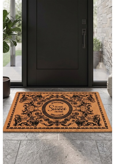 Villadia Home Textile Kapı Önü Paspası Kaymaz Taban Dekoratif Paspas Ev Giriş Antre İç Ve Dış Mekan Paspası 45x70 Cm 5ypycoco