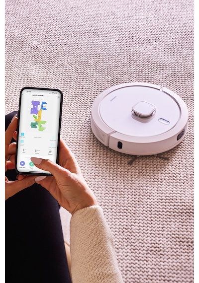 Homend Alex Laser Power 1287H Toz Hazneli Moplu Halı Tanıyan Robot Süpürge