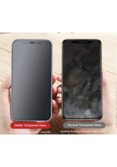 Apple Uyumlu   iPhone 13 Pro Max Mat Seramik Nano Tam Kaplayan Full Ekran Koruyucu Siyah