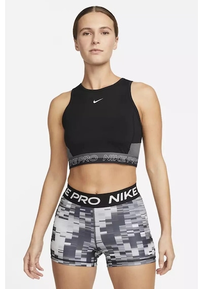 Nike Pro Dri Fit Cropped Training Womens Tank Top Kadın Antreman Atleti Siyah