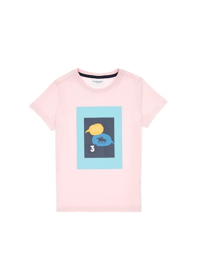 U.S. Polo Assn. Erkek Çocuk Açık Pembe Bisiklet Yaka Tişört 50307152-VR078