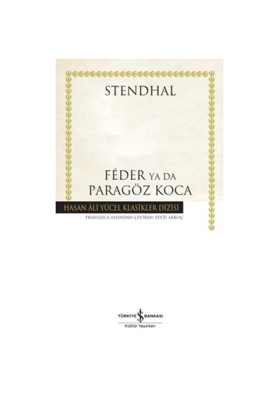 Feder Ya Da Paragöz Koca - Hasan Ali Yücel Klasikleri - Uvcu-819985