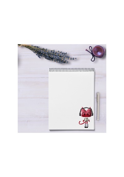 46 Adet Kırmızı Juminocore Downtown Sticker Seti - Etiket Seti Sketchbook