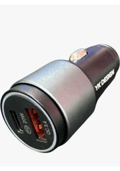 Hızlı Araç Şarjı 55w Type-c & Usb1 Araç Şarj Başlığı 55w Type-c & Usb1