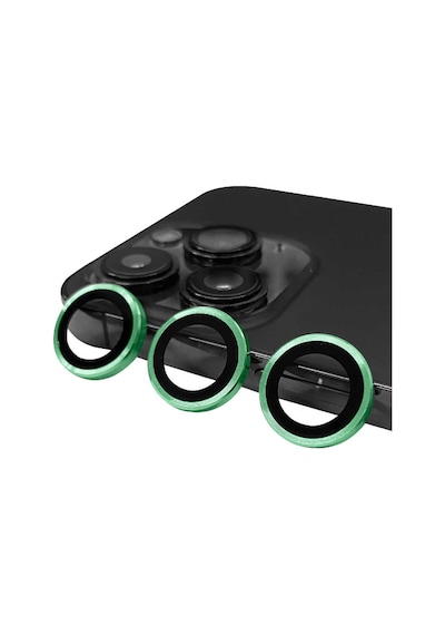Noktaks - Apple Uyumlu iPhone 14 Pro Max - Kamera Lens Koruyucu Cl-07 - Açık Yeşil - T24202 Açık Yeşil