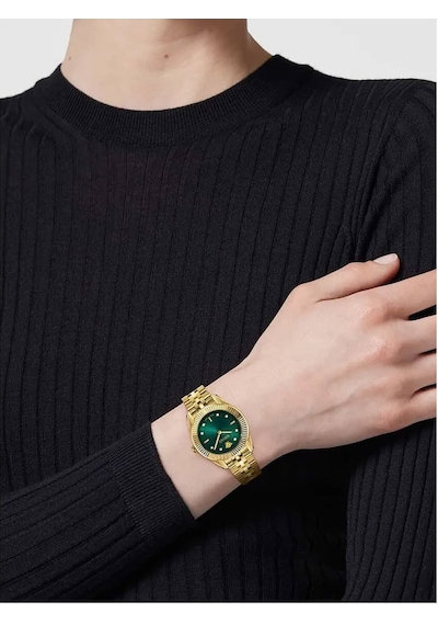 Versace Greca Time Petite 30 Mm Quartz Saat Vrscve9ca0725 Yeşil
