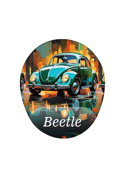 Retro Vosvos Beetle Mouse Pad