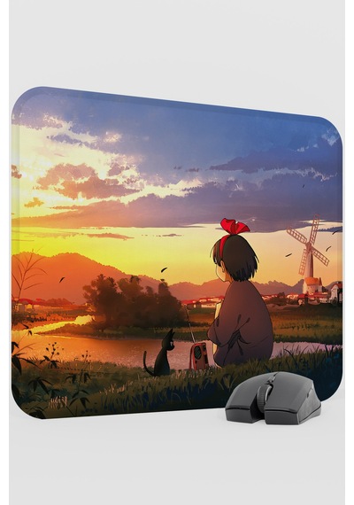 Kiki's Delivery Service Anime V3 - 48x40 Xl Gaming Kauçuk Kaymaz Taban Mouse Pad Fare Altlığı