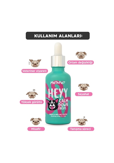 Metapet Köpekler İçin %100 Doğal Sakinleştiricis Damla 50 ML