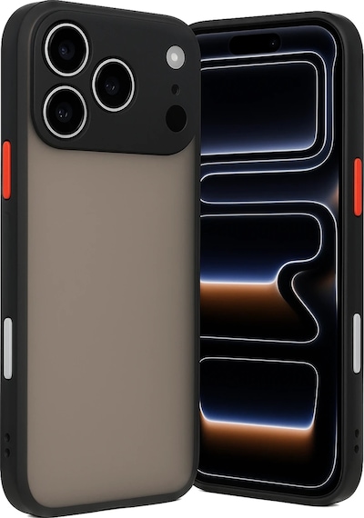 Flzdgnkr Newface Apple, Uyumlu iPhone 17 Pro Kılıf Montreal Silikon Kapak - Siyah
