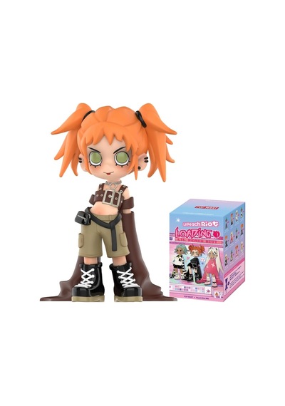 Pop Mart Lil Peach Riot Loading Figür Koleksiyonluk Aksiyon Figürleri, 1 Parça, Rastgele Model, Anime Art Toy Biblo