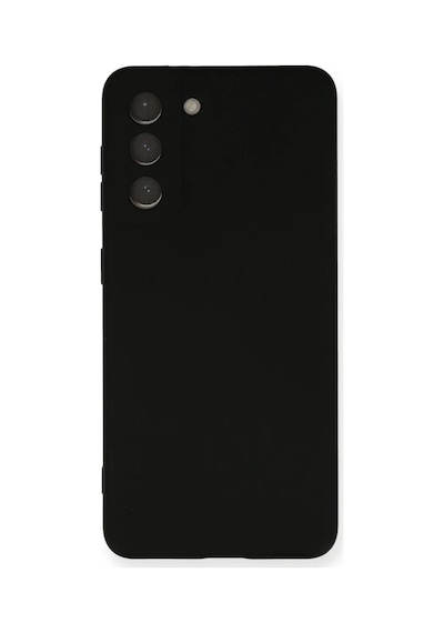 Samsung Uyumlu  Galaxy S21 Fe Kılıf Nano İçi Kadife Silikon - Siyah Diğer