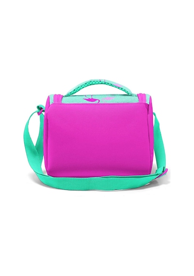 Coral High Kids Su Yeşili Neon Pembe Flamingo Desenli Thermo Beslenme Çantası 11804