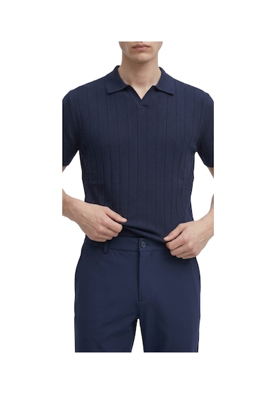 Anthony Jackson Premium Erkek Triko Polo Yaka T-shirt Ravello Lacivert