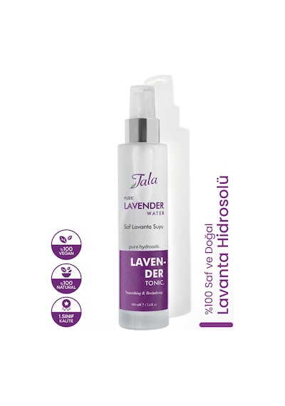 Tala Lavanta Suyu %100 Saf Ve Doğal Canlandırıcı Ve Besleyici Etkili Tonik Lavanta Hidrosolü 100 ML
