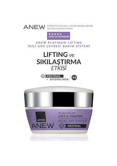 Avon Anew Platinum Lift & Tighten Dual Eye System 20 ML