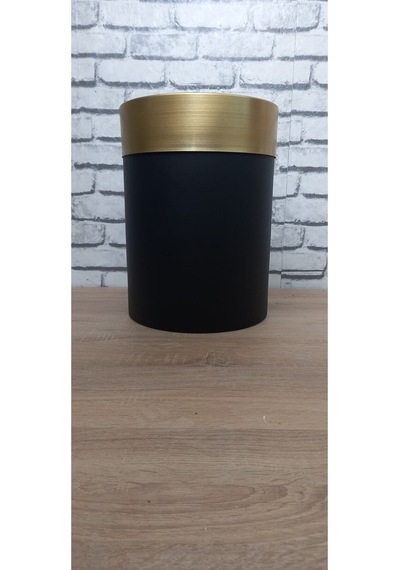 40 30 Darbuka Saksı Gold Kemerli Yeşil